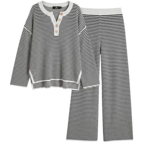 LILLUSORY Women's 2 Piece Oversized Slouchy Matching Lounge Sets