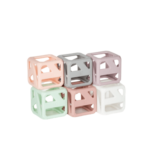 Stack N Chew - Mini Cubes - Pastel – Malarkey Kids