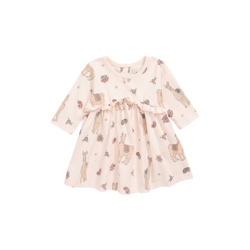 PEEK ESSENTIALS Peek Llama Dress, S (3-6m)