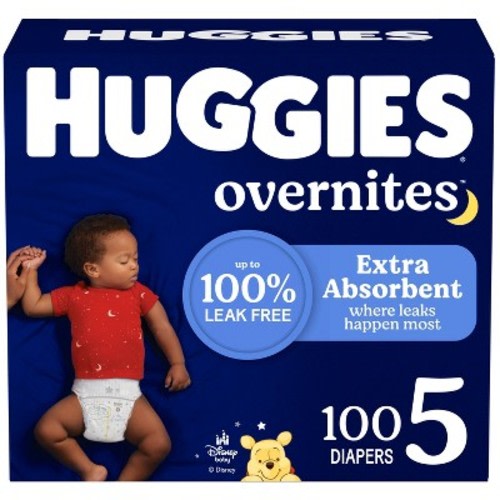 Huggies Overnites Disposable Diapers - Size 5 - 100ct