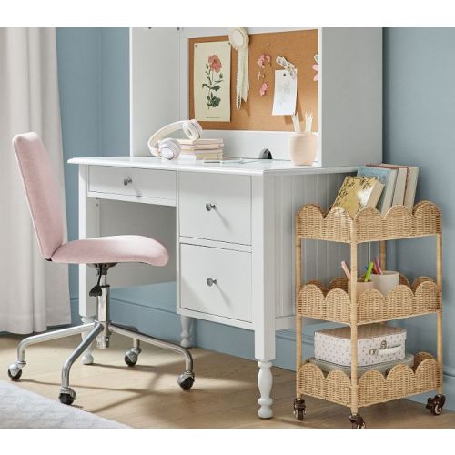 Palmer Scallop Tiered Storage Cart