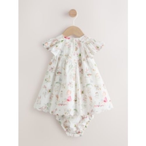 Buy White Character Woven Baby Dress and Knickers Set 2 Piece (0mths-2yrs) from Next USA