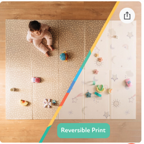 Reversible Floor Mat | Rainbows & Sky