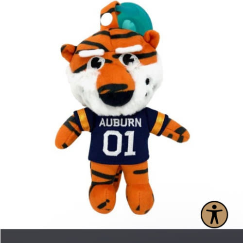 AUB | Auburn Gamezies Plush Mascot Pacifier Holder | Alumni Hall