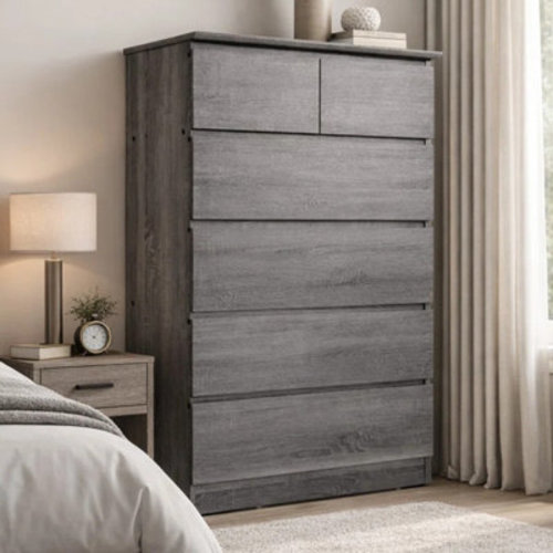 Latitude Run® Elegant Contemporary 6-drawer Dresser & Reviews | Wayfair
