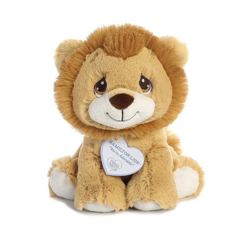 Precious Moments HAMILTON LION Stuffed Animal Plush, 8.5" Tall, by Aurora