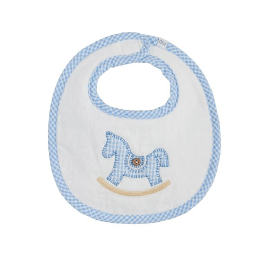 Rocking Horse Applique Terry Bib | Mud Pie for Little Ones