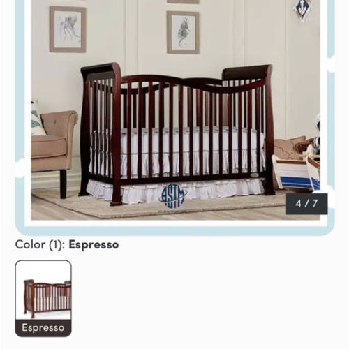 Dream on Me Violet 7-in-1 Convertible Life Style Crib