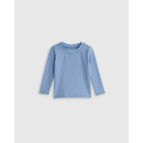 Long Sleeve Rash Guard - Baby in Sky Blue