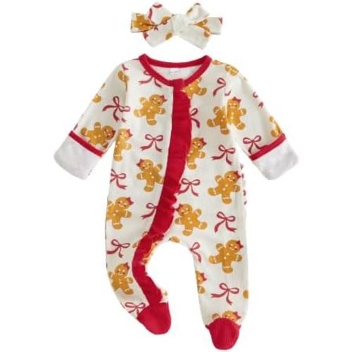Baby Girl Boy Outfit Newborn Footie Zipper Jumpsuit Romper Sleeper