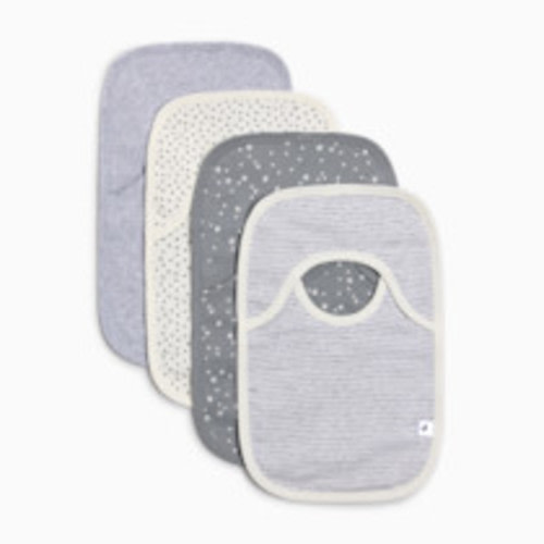 Small Story Organic Lap Bib (4 Pack) - Grey