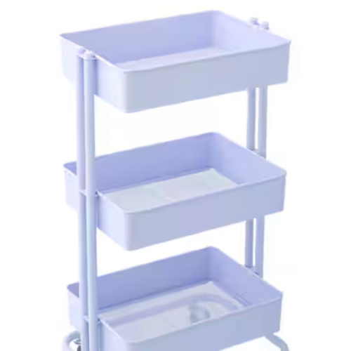 Lexington 3-Tier Rolling Cart by Simply Tidy®, Color: Lilac