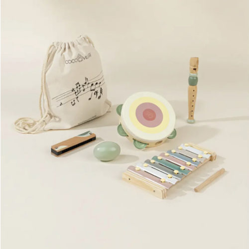 Wooden Musical Instruments Playset
