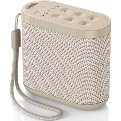 Portable Brown Noise Sound Machine: Super Long-Lasting Battery & USB-C Rechargeable, Headphone Jack, 21 Sounds - White Noise Machine for Baby, Adult, Travel, Sleeping, Registry Gift