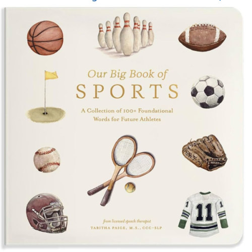 Our Big Book of Sports: A Collection of 100+ Foundational Words for Future Athletes (Tabitha Paige Children's Book Series)