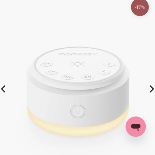 Momcozy Baby Sound Machine - Long Battery Life (Warm Light)