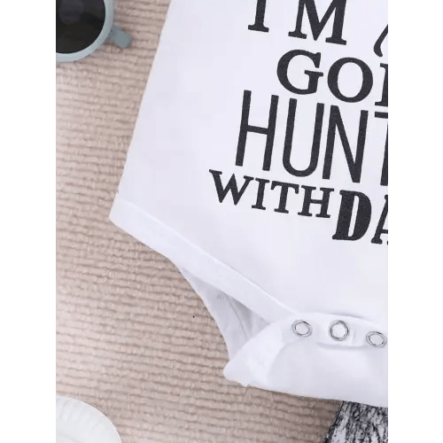 "hunting" letter deer outfit infant toddler - Temu