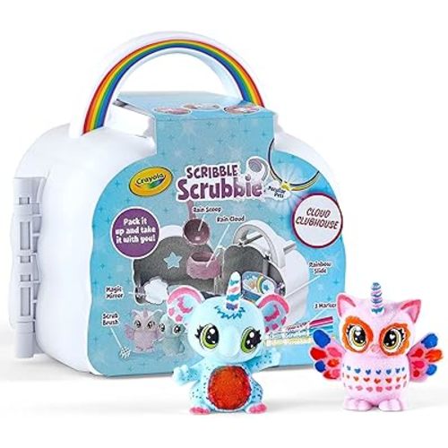 Crayola Scribble Scrubbie Cloud Playset, Toy for Kids, Gift, Ages 3, 4, 5, 6