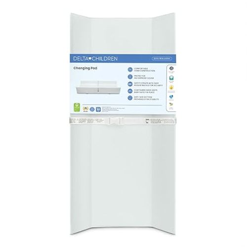 Delta Children Foam Contoured Changing Pad with Waterproof Cover