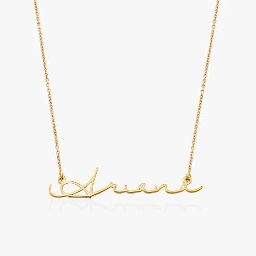 Mon Petit Name Necklace - Gold Vermeil - Oak & Luna