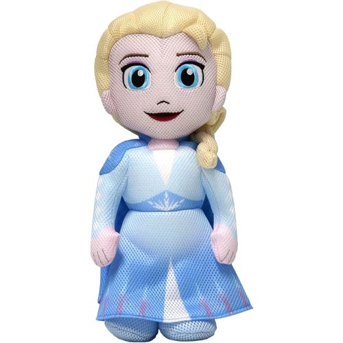 Wahu Aqua Pals Disney Classic Elsa Plush Water Toy for Kids Ages 2+, Fast-Drying Waterproof Plush Doll Toy for Pool and Bathtub, Medium, Blue/White, 16"