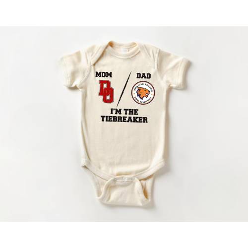 Custom House Divided Infant Jersey Bodysuit, Personalized Sports Team Bodysuit, Football, Baseball, Hockey, Basketball Any Team Logo College