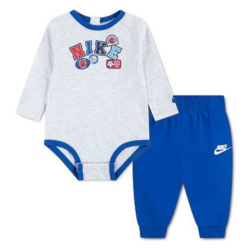 Baby Boy Nike Long Sleeve Graphic Bodysuit & Sweatpants 2-Piece Set