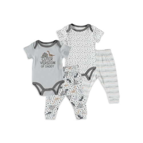 Baby Gear Baby Boy 4 PC Jogger Set, Sizes Newborn-9 Months