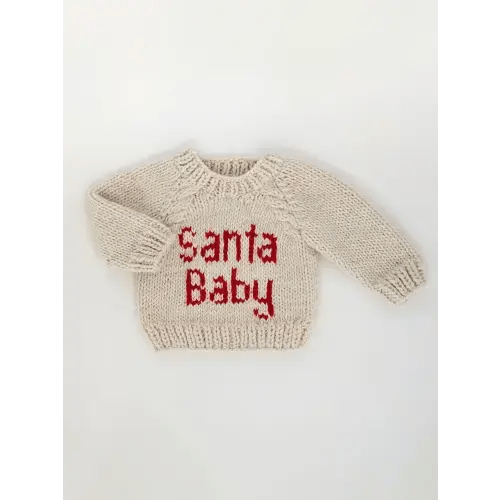 Santa Baby Crew Neck Sweater - Huggalugs