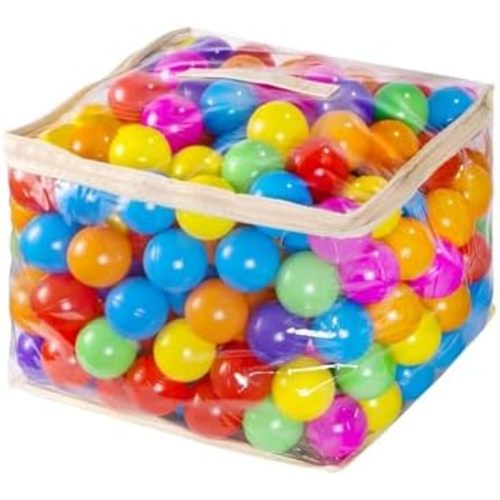 MoonxHome Ball Pit Balls for Toddlers, BPA Free Crush Proof Plastic Toy Balls for Ball Pit, Children's Pool Water Toys, Macaron Ocean Balls for Play Tent 2.15 Inch Pack of 100 200 500 800 1000