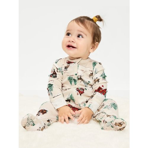 2-Way-Zip Sleep & Play Footed One-Piece for Baby