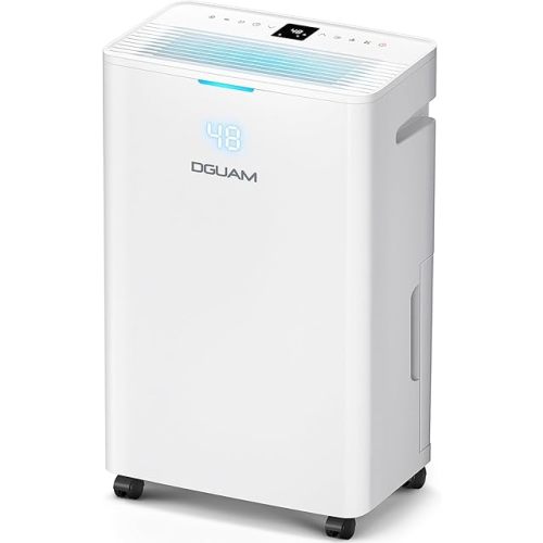 5000 Sq. Ft Dehumidifier, Max 95 Pint/Day Dehumidifier for Basement & Home, Compressor Dehumidifier with Drain Hose, Smart Humidity Control, Energy Efficient & Quiet for Bedroom, Large Rooms