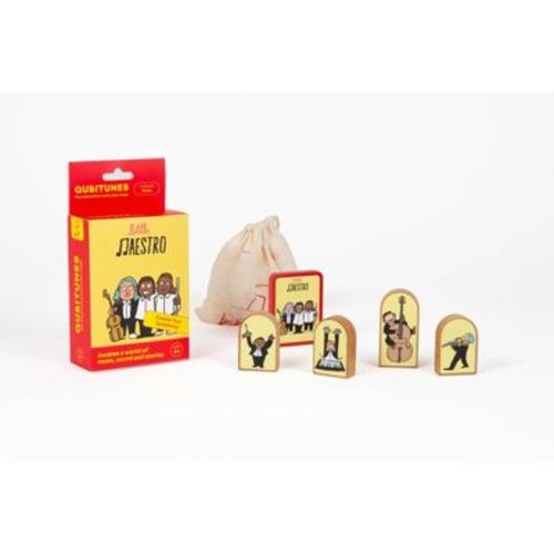 Qubitunes Little Maestro – Screen-Free Kids Audio Music Game with 4 Classical Symphonies (Ages 4+)