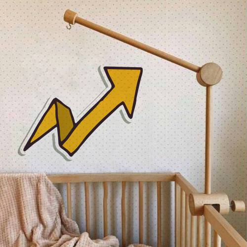 Eco Wooden Baby Mobile Arm - Nursery Crib Mobile Stand