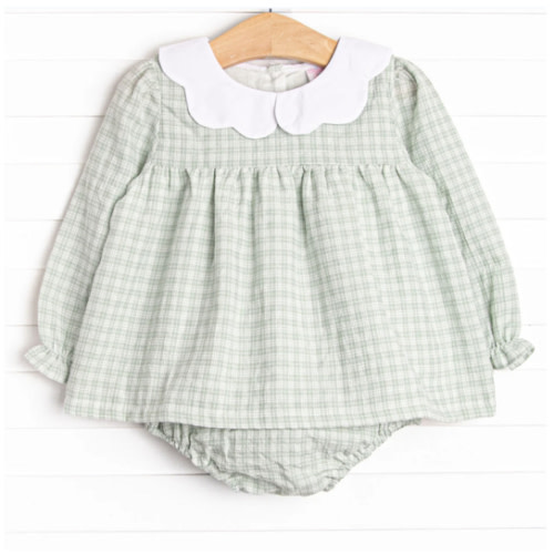 (6 mo) Effortless Days Girl Diaper Set, Green – Stitchy Fish