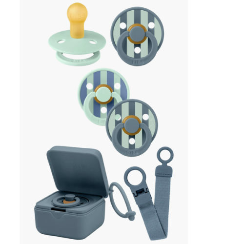 Pacifer, Pacifier Box & Pacifier Clip Set