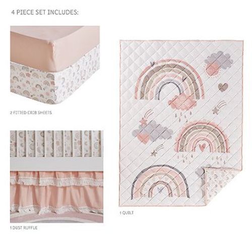Levtex Baby Over the Rainbow 4-pc. Crib Bedding Set