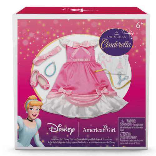 American Girl® Disney Princess Cinderella Original Ball Gown & Accessories for 18-inch Dolls