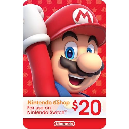Nintendo eShop Physical Gift Card - $20