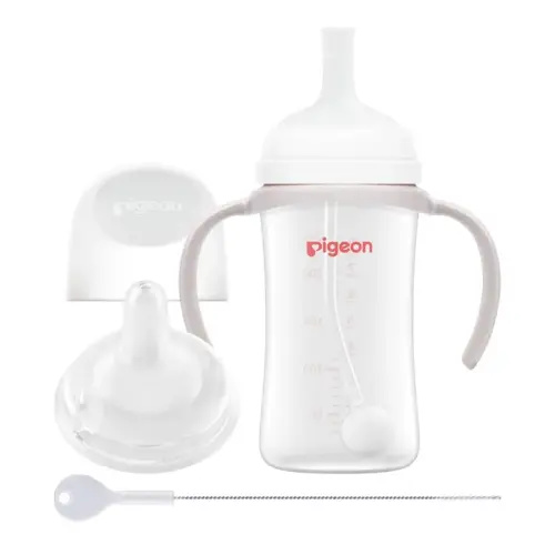 Pigeon Softouch Straw Bottle Set Pp 24 | Baby Bunting AU