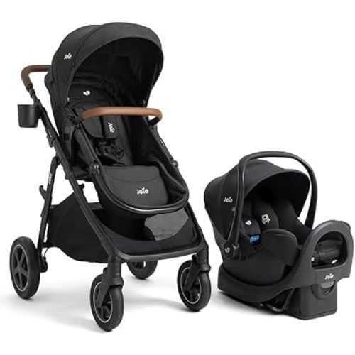 Joie Ginger DLX Pramette Stroller & Rue Infant Car Seat Travel System