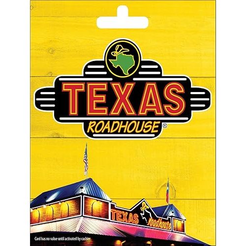 Texas Roadhouse Physical Gift Card