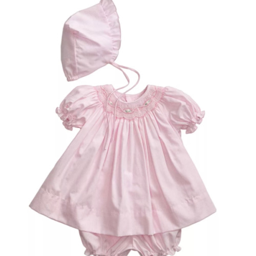 Petit Ami Baby Girls Smocked Gingham Dress | Belk