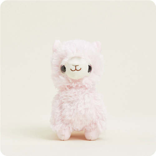 Pink Llama Warmies Junior