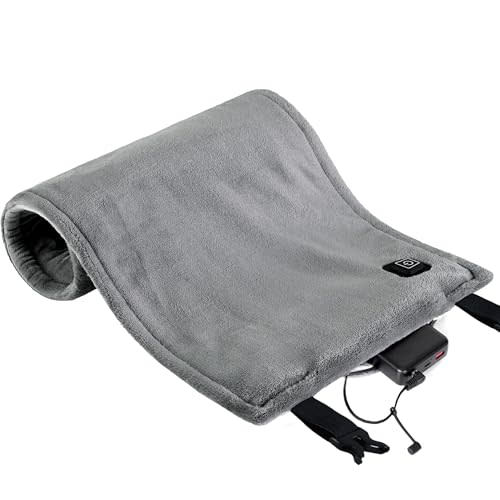 Portable Cordless Heating Pad for Back, Abdomen & Legs, Wearable Warm Wrap with Adjustable Straps, Rechargeable Battery Powered, 3 Heat Levels, Father’s Day Gift for Dad or Husband Women Mom