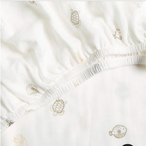 Supersoft Sea Dreams Organic Cotton Baby Crib Fitted Sheet