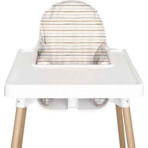 Nibble and Rest Highchair Insert Cover, Compatible for IKEA Antilop Highchair, High Chair Accessories Stain-Proof and Wipeable Insert Cover (Cushion NOT Included)(Bohostripe)