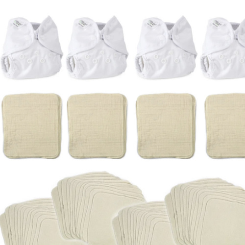 Cloth Reusable Diapers - Day One and Repurpose Kit