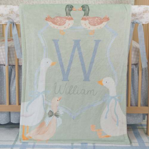 Minky Blanket | Storybook Crest