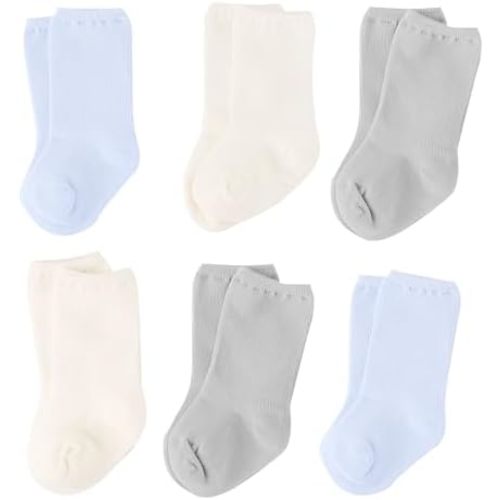 Babyboy 6 Pairs Babysocks 0-6Months Newborn Socks Cotton Suitable for Babyboy Suitable for Newborn Boys